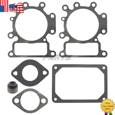 #ad Valve Intek Engine Gasket Set For Brigg Stratton 794152 690190 Craftsman 18.5hp $10.59