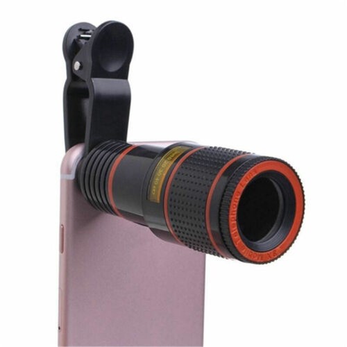 Mobile Telescope 12x Focusing telephoto HD Camera Lens HD Clip-on iPhone - Picture 3 of 8
