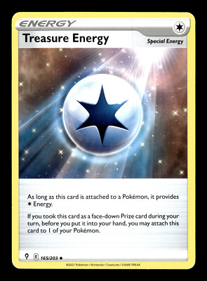 Pokemon TCG: Sword & Shield - Evolving Skies - TRAINER: Treasure Energy 165/203
