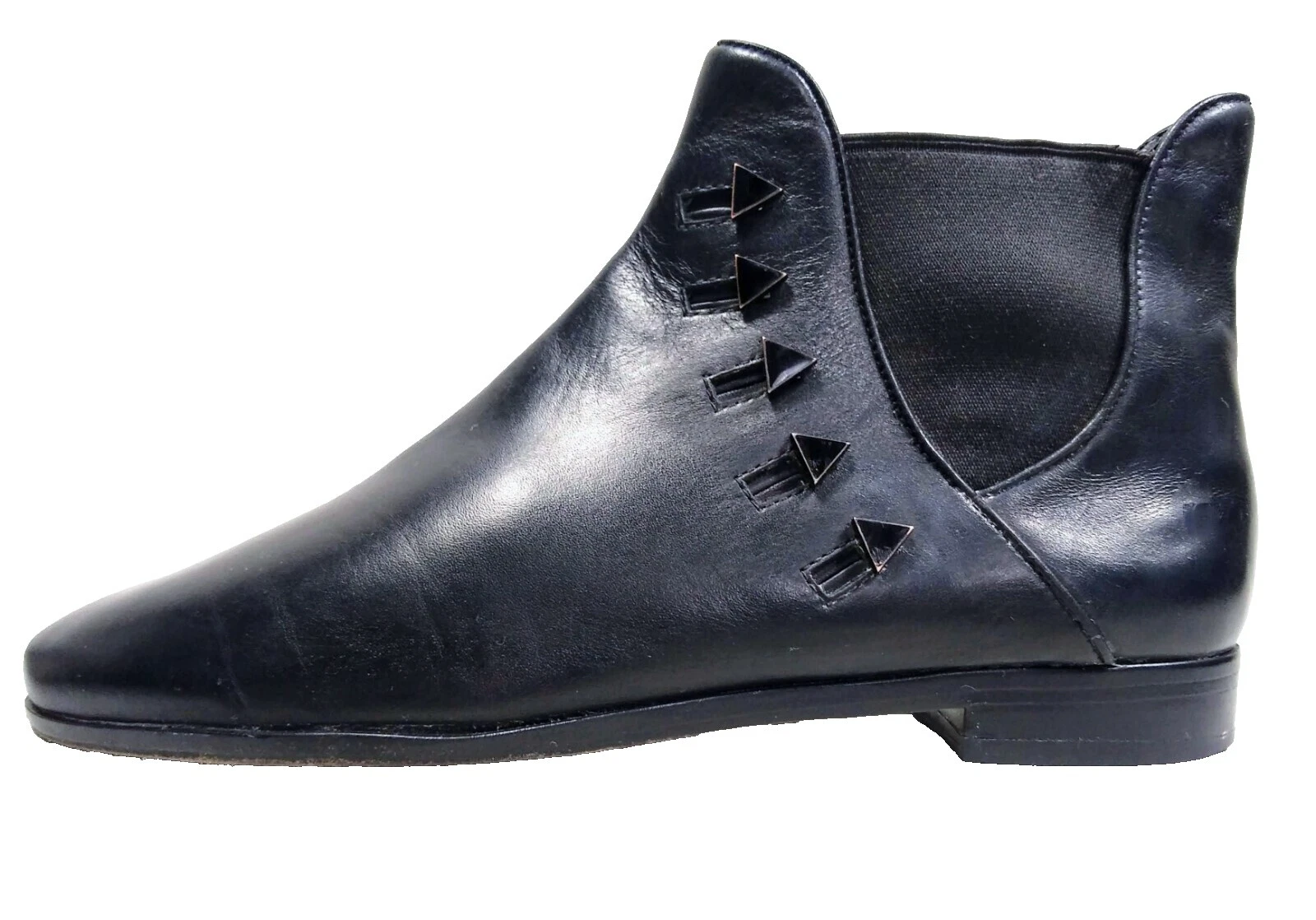 Parte superior de cuero House of Harlow negro botas para mujeres