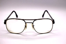 VINTAGE L.O. LIBERTY AVIATOR EYEGLASSES VERY STURDY METAL Z87 54-18-140 