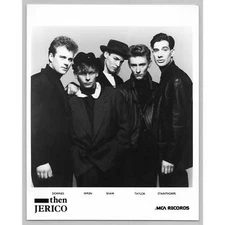 Then Jerico Alternative Pop New Wave Rock Band 80s-90s Glossy Music Press Photo