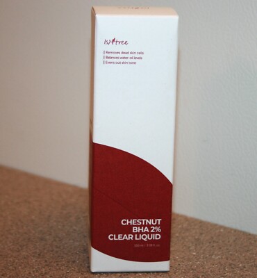 Isntree Chestnut BHA 2% Clear Liquid Exfoliating Toner 3.38oz / 100mL Full size