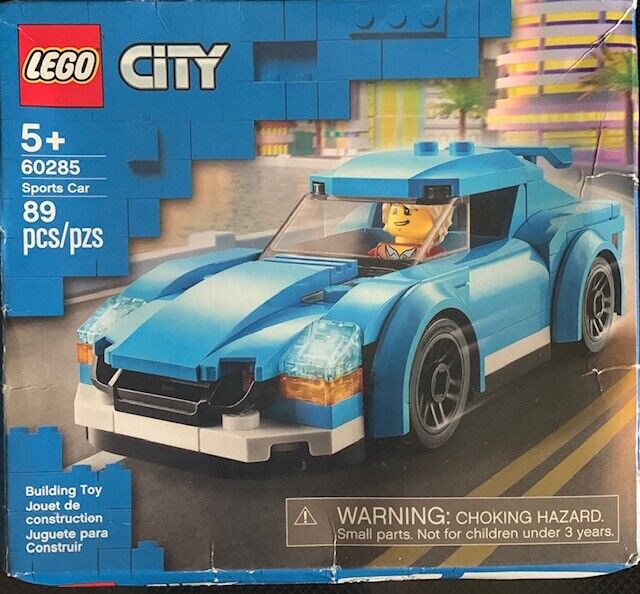 LEGO City Sports Car 60285 89 pcs New Sealed in Damaged Box