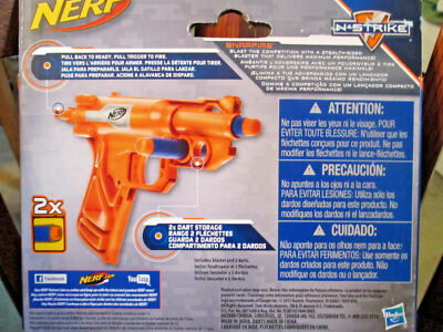 Nerf N-Strike SNAPFIRE Stealth-Sized Blaster Snap Fire Soft Dart