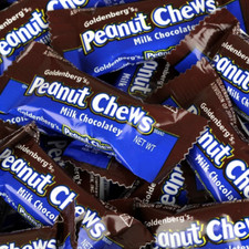 Goldenberg's Peanut Chews Original Milk Chocolate 4.4 Pounds/ 2 KG - Bulk