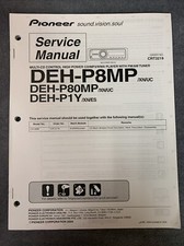 Pioneer DEH-P8MP, DEH-P80MP, DEH-P1Y Manuale di servizio [originale con schemi]