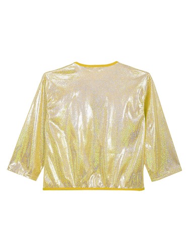 Kids Girls Shrug Long Sleeve Outerwear Sparkle Cardigan Glittery Costume Dance - Picture 43 of 91