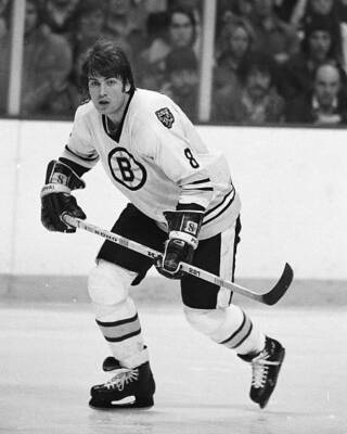 Peter Mcnab Of The Boston Bruins Skates 1970s ICE HOCKEY OLD PHOTO 3