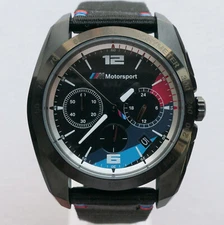 BMW Motorsport M Style Power Racing Performance Car Accessory Watch Chronograph