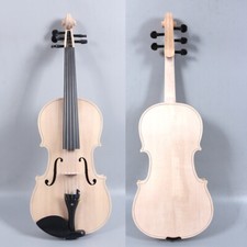 5 String Viola Kits Maple Back Spruce Cap Ebony Fitting DIY Unfinished