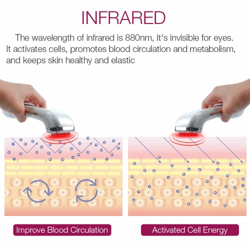 RF Radio Frequency Far-infrared Wave Therapy Face Eyes Lifting Skin Care Machine - Picture 3 of 13