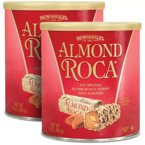 2 Brown & Haley 10 oz The Original ALMOND ROCA Buttercrunch Toffee *BB 1/2027*