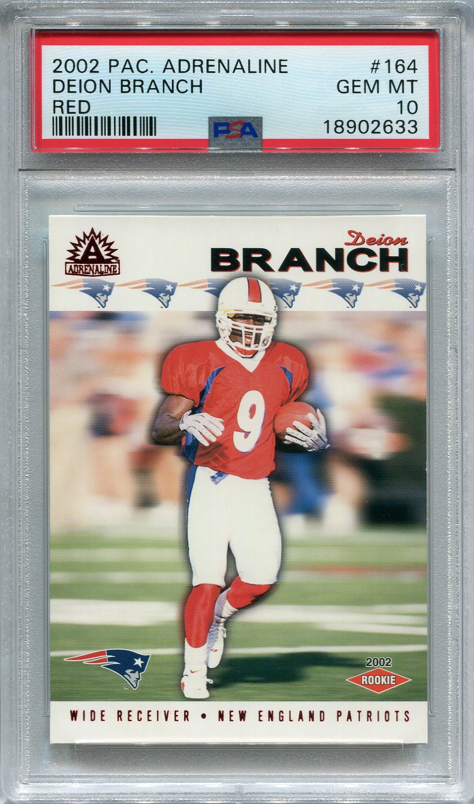 Deion Branch Pacific Adrenaline #164 Red