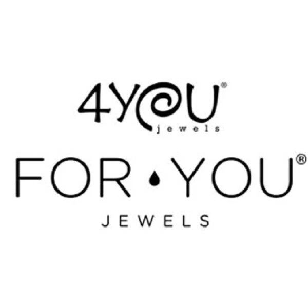 orecchini cerchio argento 925 anallergico rodiato zirconi 4you blu bianchi - Immagine 2 di 3