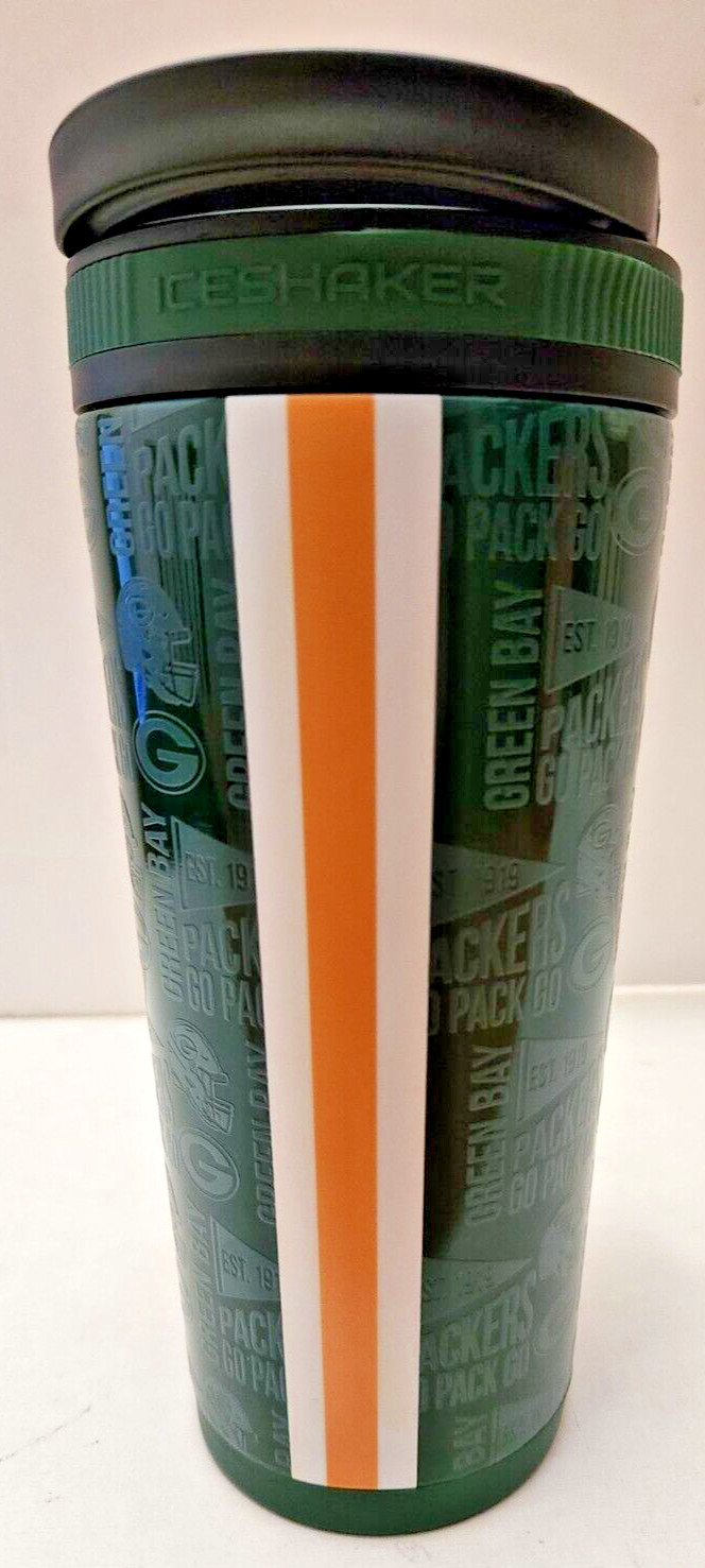 NFL 26oz. Stainless Steel Ice Shaker Bottle
