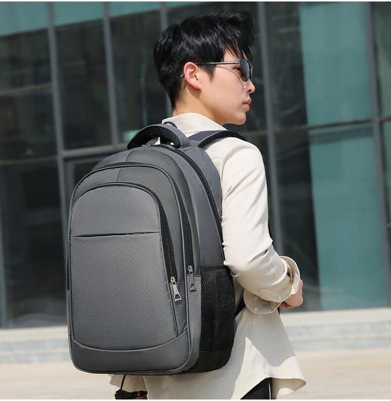 Equipaje ligero de mano aprobado para vuelo mochila de cabina negra mochila