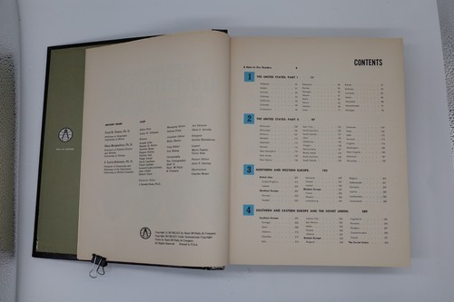 1962 Rand McNally Illustrated Atlas of Today's World Encyclopedia Edition - Imagen 8 de 11