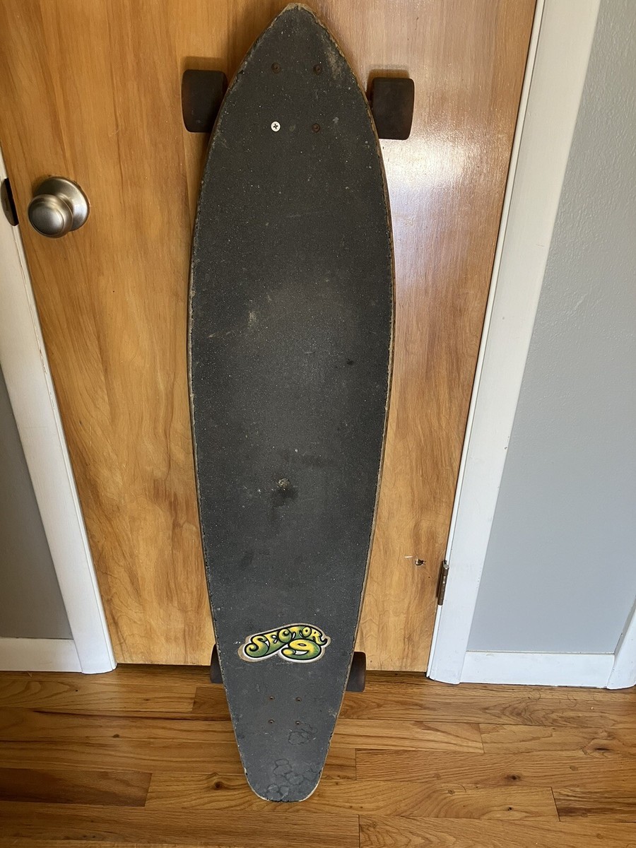Vintage Sector 9 Nine Longboard Skateboard “Blue Wave” 45”X9 Vintage Sector 9 Nine Longboard Skateboard “Blue Wave” 45”X9