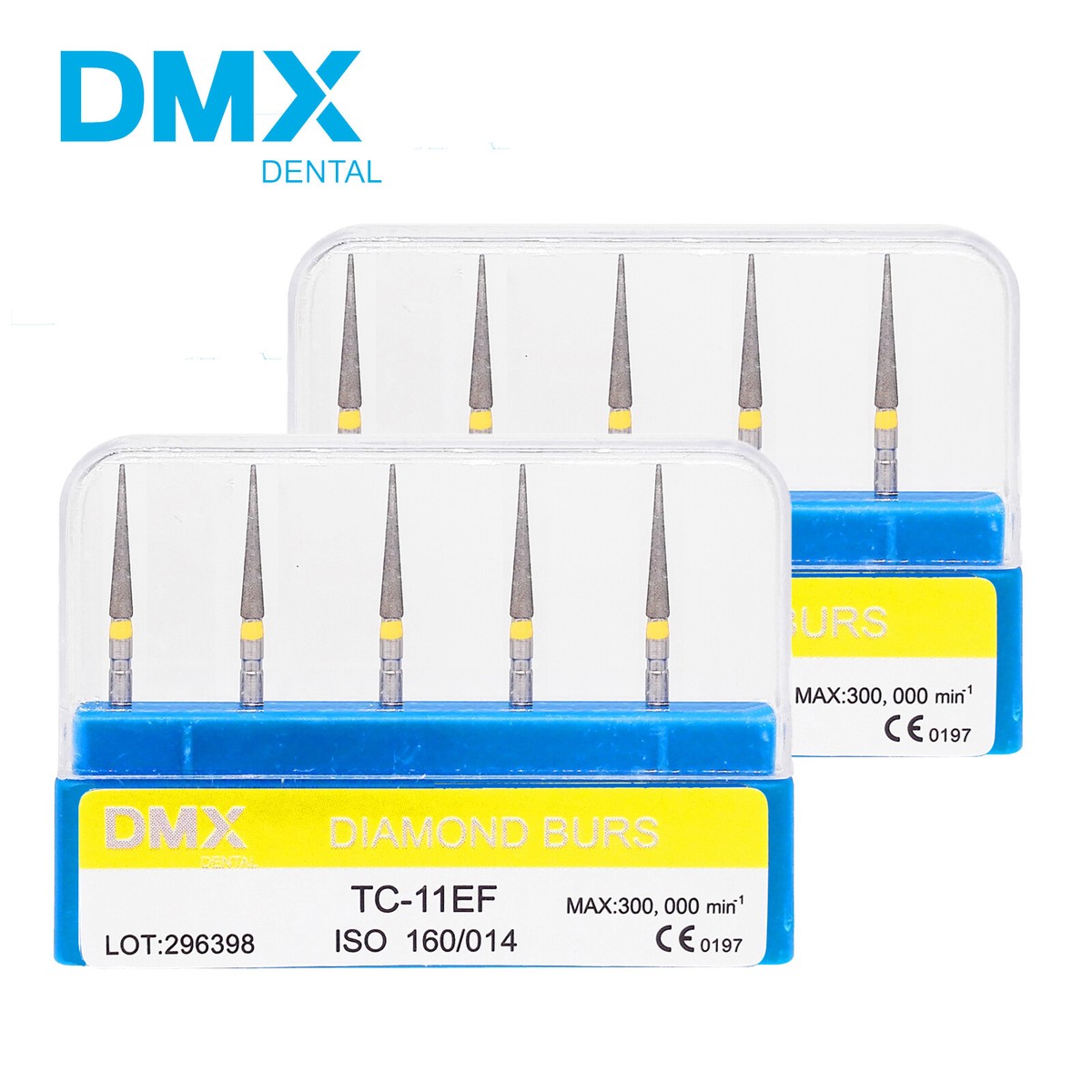 Lot De 100 Fraises Diamantées FG Needle Taper Extra-fine (TC-21EF) - Usage Dentaire/laboratoire, Neuves
