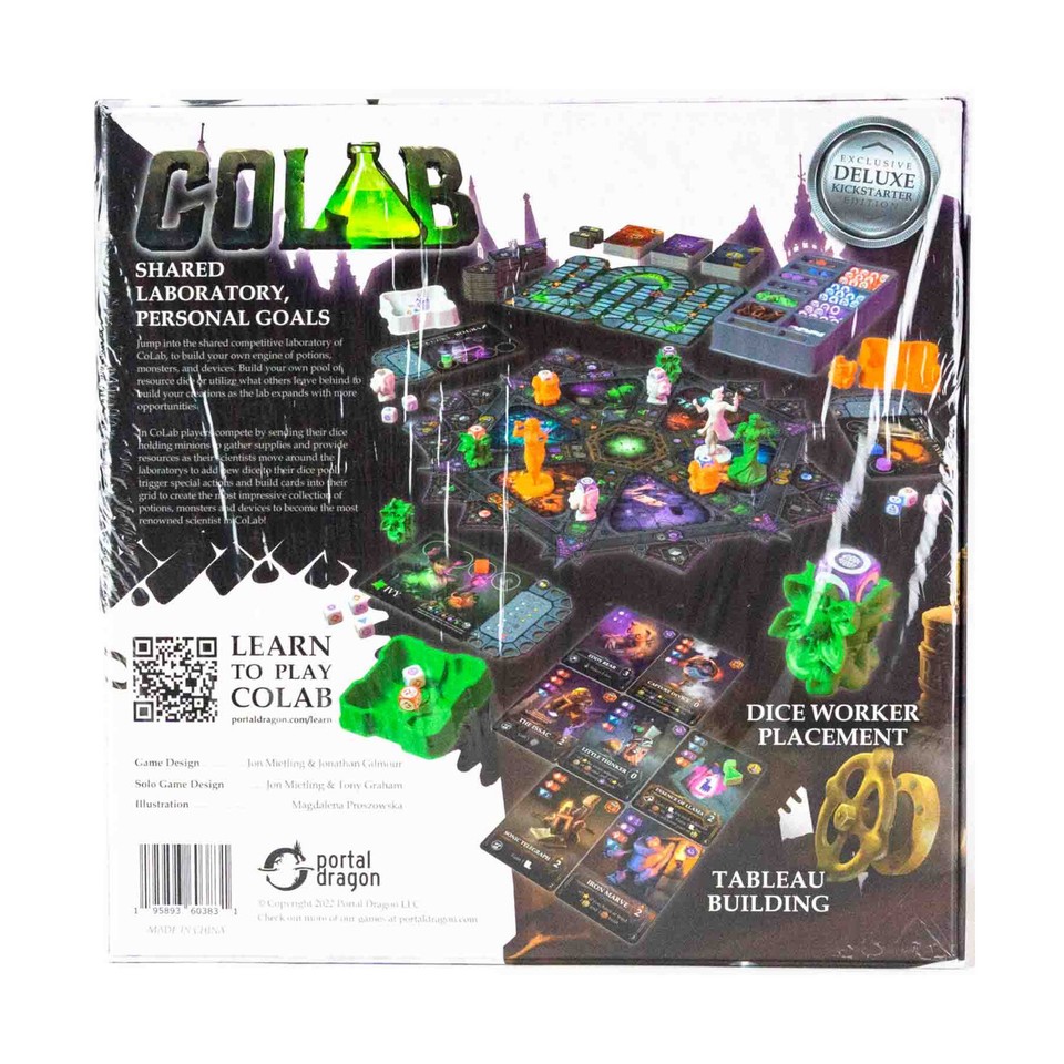 Portal Dragon Games Card Game CoLab (Kickstarter Deluxe Ed) w/AddOns! New eBay