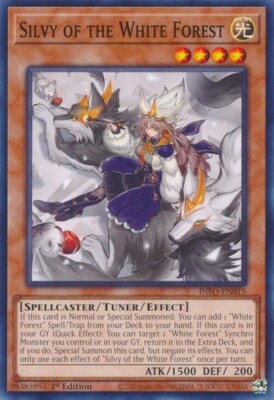 Yugioh - Silvy of the White Forest INFO-EN015 The Infinite Forbidden 1st Edition