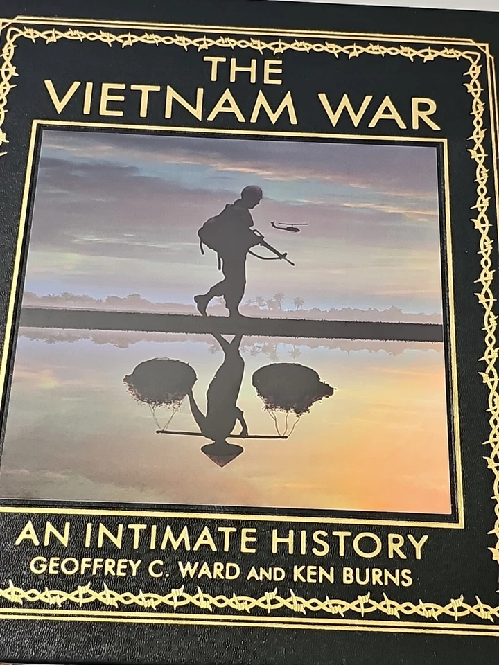 Easton Press ~ The Vietnam War ~ Leather ~ Signed ~ COA  ~ Ken Burns ~ Geoffrey - Image 4 of 4