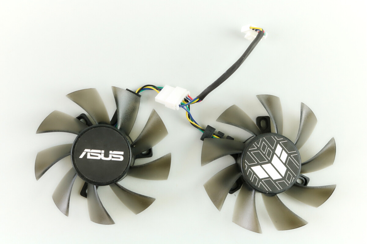 Full Set GPU Fans 75mm Asus 1650 1660 Ti Super 2060 Dual TUF 6-pin