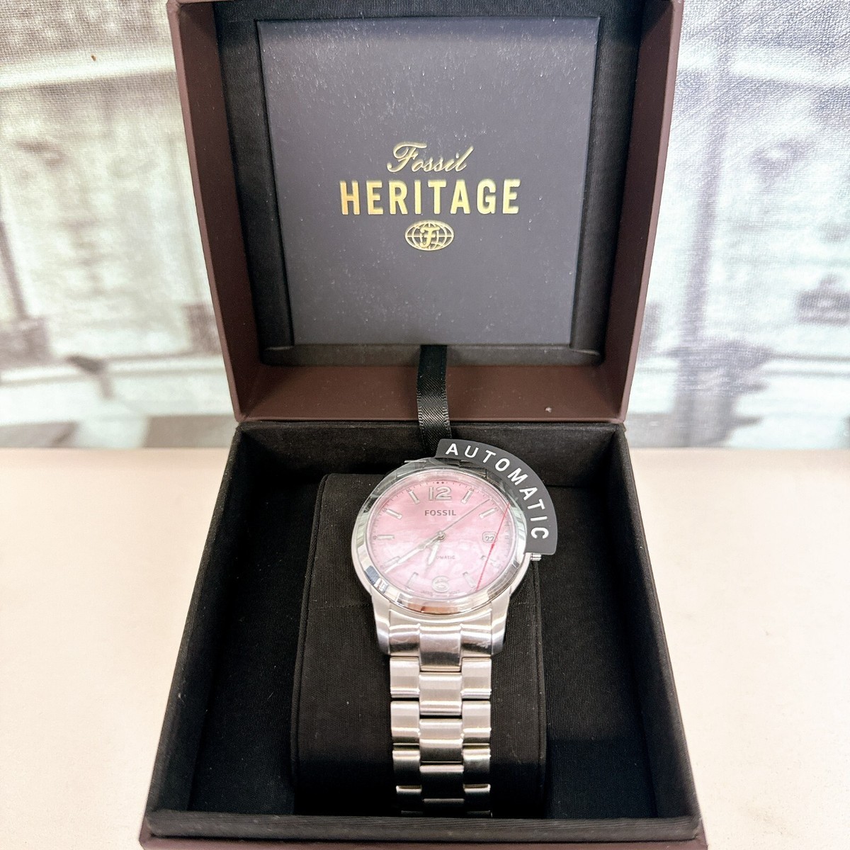 Fossil ME3229 Heritage Automatic Stainless Steel Watch | eBay 