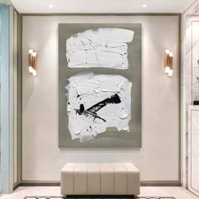 Home Aesthetics Decorative Large Wall Painting Abstract Thick Texture Canvas Art