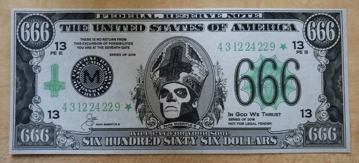 Ghost B.C. 666 Concert Tour Money Popestar Papa Emertus III MINT | eBay
