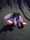 Vintage Eeyore Mattel Arcotoys Bean Bag Plush Disney Blue Purple Detachable Tail — photo 1