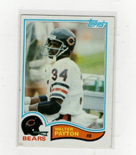 1982 Walter Payton Topps Vgex 302 Free Shipping J278 1982 Walter Payton Topps Vgex 302 Free Shipping J278