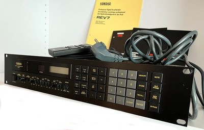 Yamaha REV 7 Reverb Processor mit Remote RC-7 Vintage 80s Pro Gear EQ