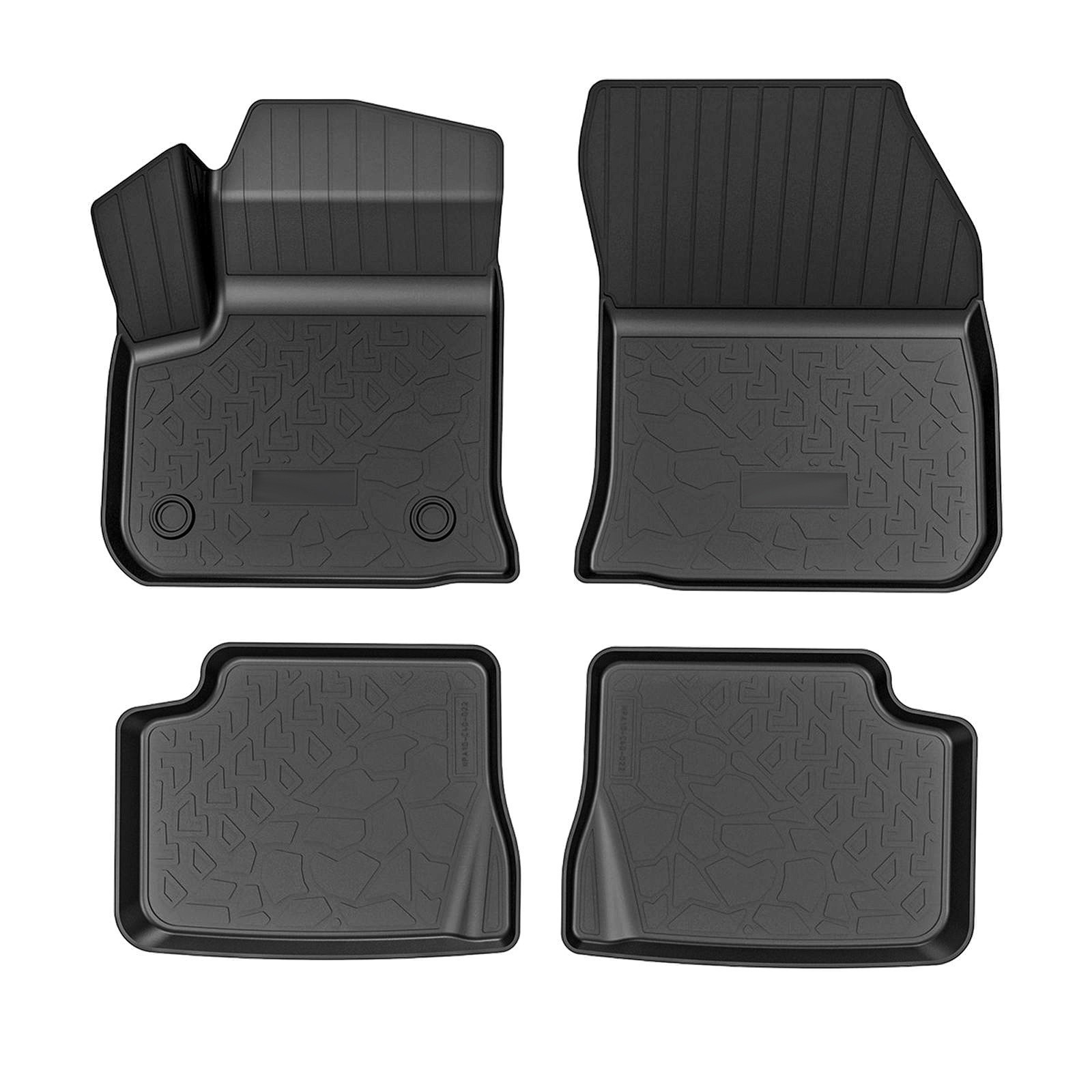 Tapis de sol caoutchouc 3D Jeep Avenger Electric pour la montagne