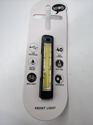 Knog PLUS Front Light 12140 Magnetic Mount Black Case/Frame