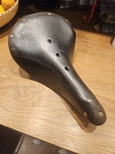 Brooks Champion Flyer Bike Spring Saddle Seat Brown Leather