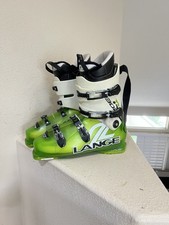 LANGE RX 130 LV GREEN WHITE SKI BOOTS - Size 31.5 - ITALY - LB12010