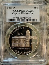 2019-P $1 Apollo 11 50th Anniversary 5oz Silver, DCAM (Proof