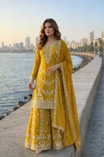 Salwar Kameez Pakistani Indian Wedding Party Wear Dress Bollywood Palazzo Suit