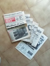 FRANCO BATTIATO LOTTO 7 QUOTIDIANI 1982 / 1994 DI CUI 2 CLIPPING G. RUSSO PIO