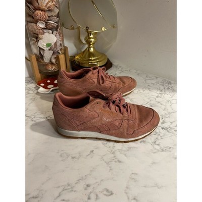 Reebok Classics Leather Clean Exotics Sandy Rose Women's Size 8.5