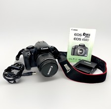 Canon EOS Rebel XSi 450D 12.2MP Camera w/18-55mm IS Lens Shutter Count 9162 USA