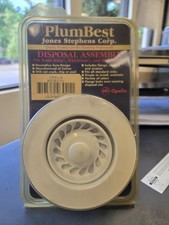 Jones Stephens B03-021 Garbage Disposal Flange Stopper  Strainer White