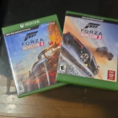 Microsoft Forza Horizon 3 + Forza Horizon 4 Xbox One 2-Game Lot w/ Cases