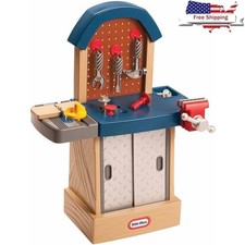 Tough Workshop Toddler Workbench Pretend Play Set W/ Tools Kids 2 Years Plastic