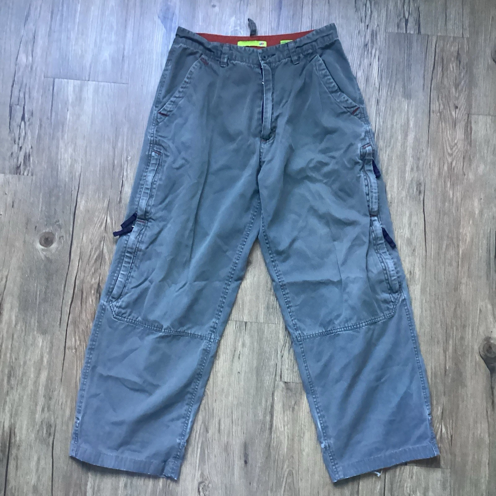 Vintage Mountain Dew Cargo Pants Mens 30x30 Gray 90s Y2K