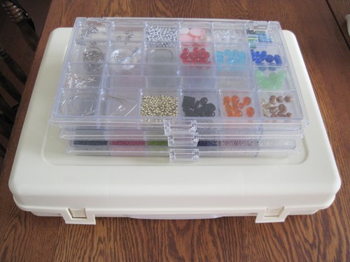 Jewelry Making Supplies Kit with Beads, Wires, Storage Containers