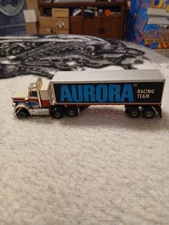 Vintage 1970s Aurora AFX Racing Team Rig Semi Truck Trailer Runs "PLEASE READ "