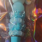 Novelty Unicorn Topper Ballpoint Pen Blue Decorative Beads Black Ink Plastic New — photo 3